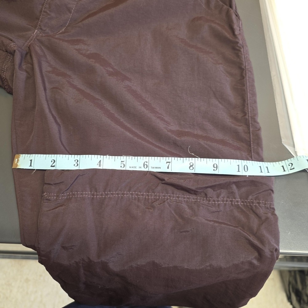 REI Convertible Pants Women 12 Brown Nylon Cargo Zip Off Hiking UPF 30+ Travel - Picture 8 of 11